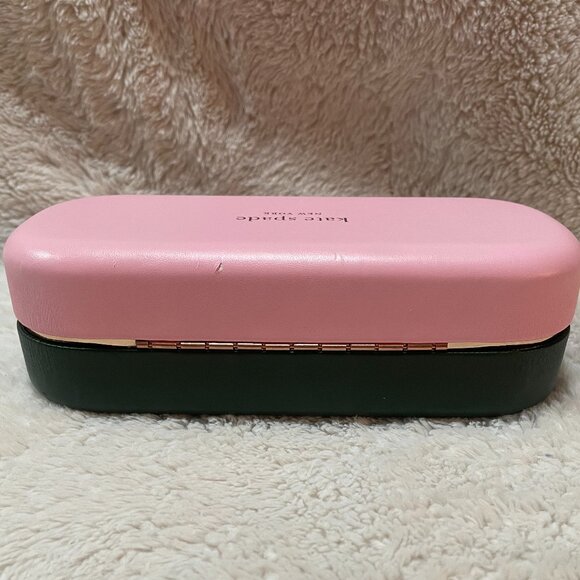 KATE SPADE BUNDLE OF 2 SUNGLASS EYEGLASS HARD CASES PINK BLUE LINED - Picture 4 of 12